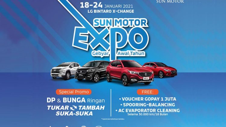 Sun Motor Expo Boyong Mitsubishi, Mazda, Suzuki & MG Motor