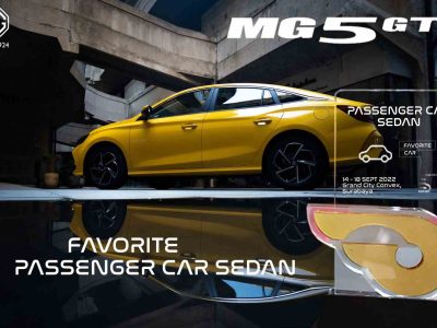 MG 5 GT raih penghargaan Favorite Passenger Car Sedan di GIIAS Surabaya